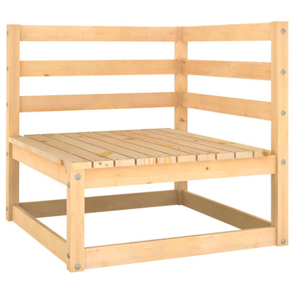 Set Salotto Giardino 7 pz Cuscini Antracite Legno Massello Pino - homemem39