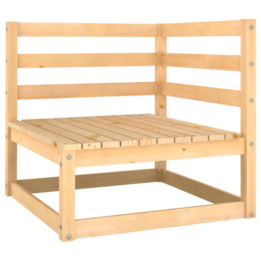 Set Salotto Giardino 7 pz Cuscini Antracite Legno Massello Pino - homemem39
