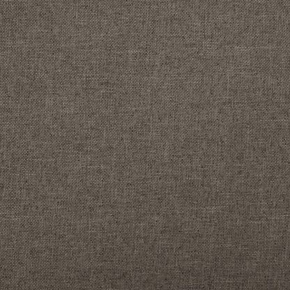 Pouf con Contenitore Pieghevoli 2 pz Marroni in Simil Lino - homemem39