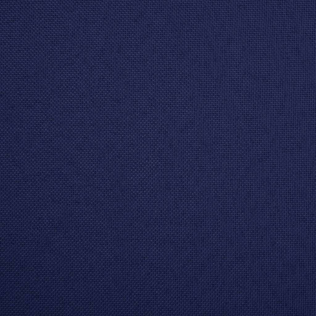 Sgabelli con Contenitore Pieghevoli 2 pz Blu in Simil Lino