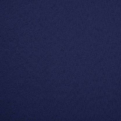 Sgabelli con Contenitore Pieghevoli 2 pz Blu in Simil Lino