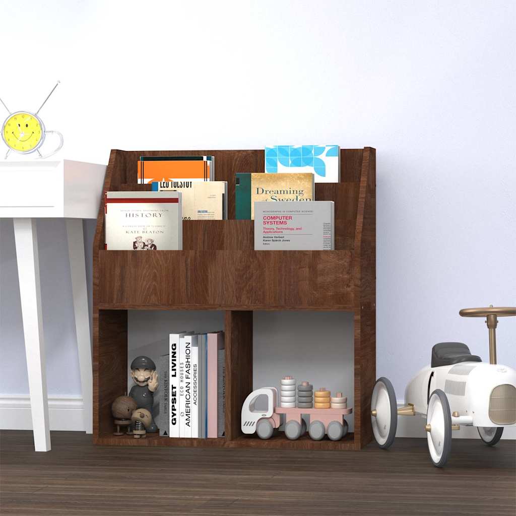 Portariviste per Bambini rovere marrone Legno