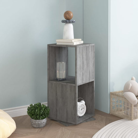 Armadietto Girevole Grigio Cemento 34,5x34,5x75,5cm Truciolato | homemem39