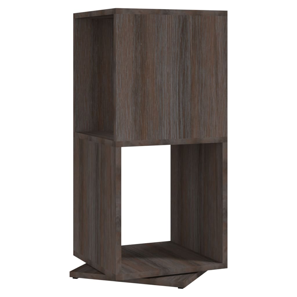 Armadietto Girevole Grigio Rovere 34,5x34,5x75,5cm Truciolato | homemem39