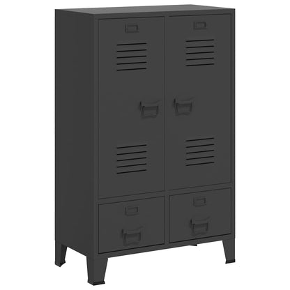 Armadio Industriale Antracite 67x35x107 cm in Acciaio