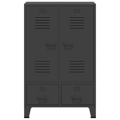Armadio Industriale Antracite 67x35x107 cm in Acciaio