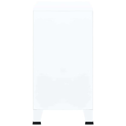 Armadio Classificatore Industriale Bianco 75x40x80 cm Acciaio