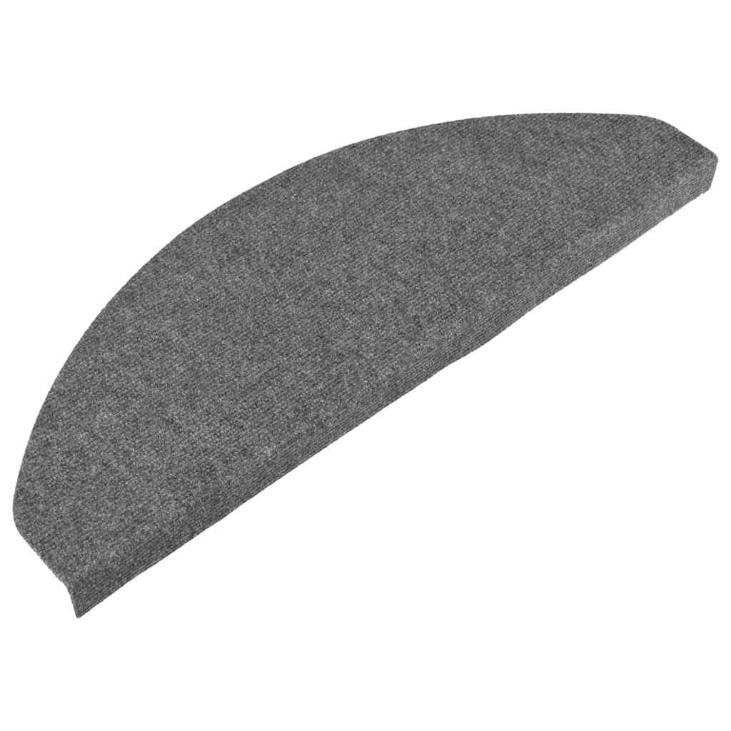 Tappetini Autoadesivi per Scale 15 pz 65x22,5x3,5 cm Grigi - homemem39