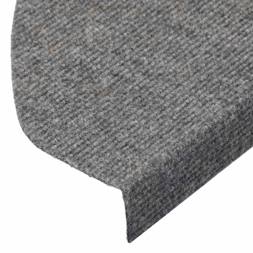 Tappetini Autoadesivi per Scale 15 pz 65x22,5x3,5 cm Grigi - homemem39