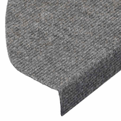 Tappetini Autoadesivi per Scale 15 pz 65x22,5x3,5 cm Grigi - homemem39