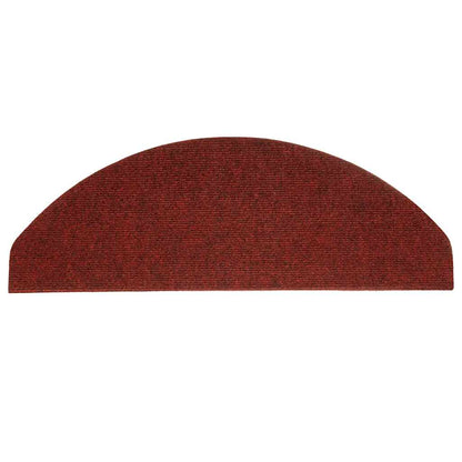 Tappetini Autoadesivi per Scale 15 pz 65x22,5x3,5 cm Rossi - homemem39