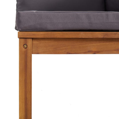 Set Divani da Giardino 7 pz con Cuscini in Massello di Acacia | homemem39