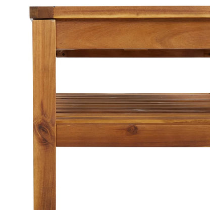 Set Divani da Giardino 6 pz con Cuscini Crema in Legno Acacia | homemem39