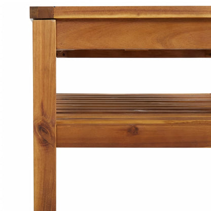 Set Divani da Giardino 6 pz con Cuscini Crema in Legno Acacia | homemem39