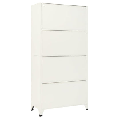 Armadietto con Serratura Grigio e Blu 90x45x180 cm in Acciaio | homemem39