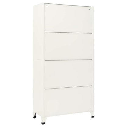 Armadietto con Serratura Grigio e Blu 90x45x180 cm in Acciaio | homemem39