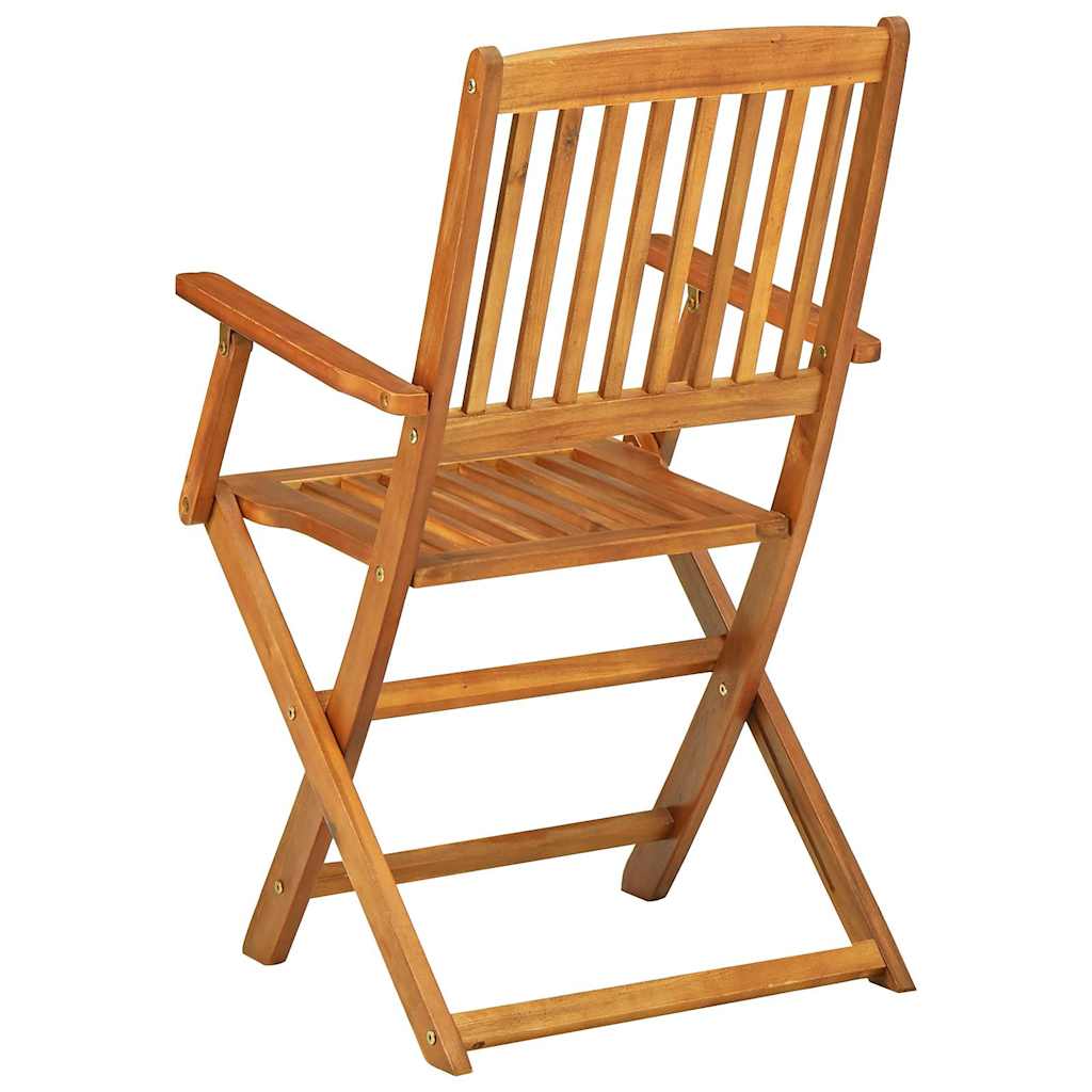 Set da Pranzo da Giardino 7pz 180x90x75cm Legno Massello Acacia