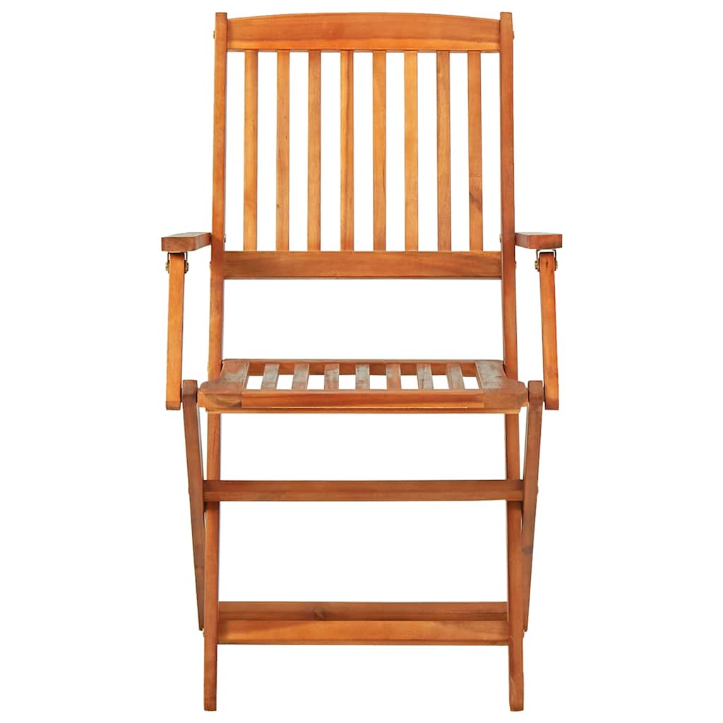 Set da Pranzo da Giardino 9pz 180x90x75cm Legno Massello Acacia
