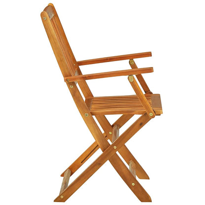Set da Pranzo da Giardino 9pz 180x90x75cm Legno Massello Acacia