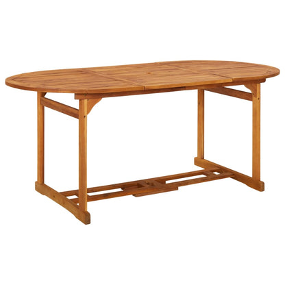 Set da Pranzo da Giardino 9pz 180x90x75cm Legno Massello Acacia - homemem39
