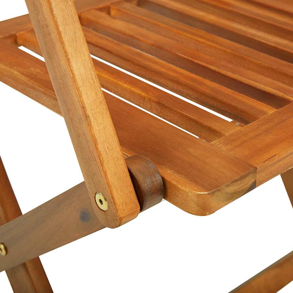 Set da Pranzo da Giardino 9pz 180x90x75cm Legno Massello Acacia
