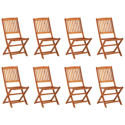 Set da Pranzo da Giardino 9pz 180x90x75cm Legno Massello Acacia - homemem39