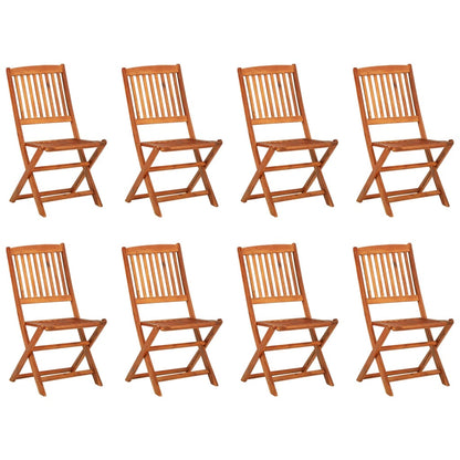 Set da Pranzo da Giardino 9 pz 220x90x75 cm Massello di Acacia - homemem39