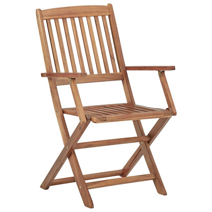 Set da Pranzo da Giardino 5 pz in Legno Massello di Acacia | homemem39