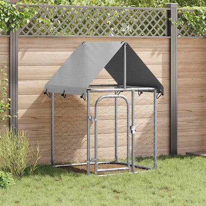 Gabbia per Cani da Esterno con Tetto 100x100x150 cm | homemem39
