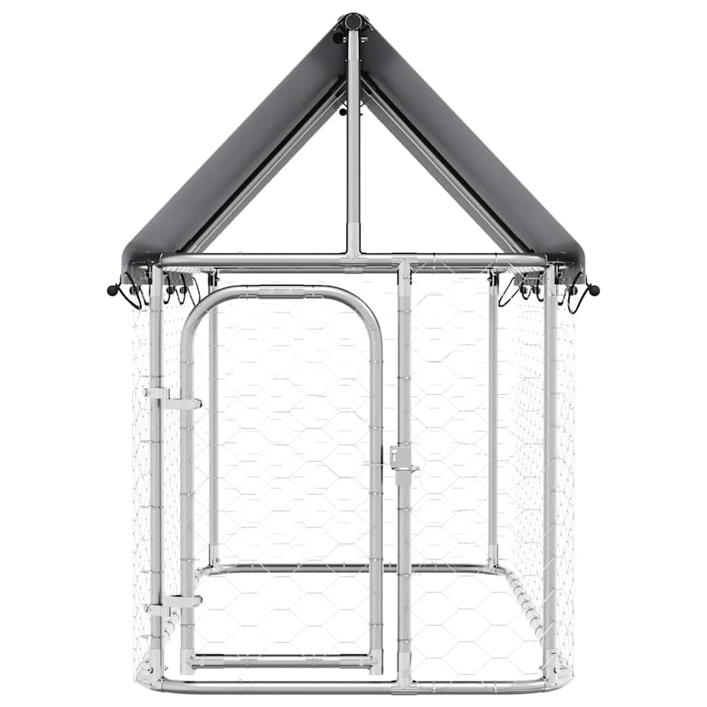 Gabbia per Cani da Esterno con Tetto 200x100x150 cm | homemem39