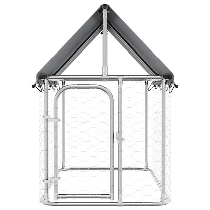 Gabbia per Cani da Esterno con Tetto 200x100x150 cm | homemem39