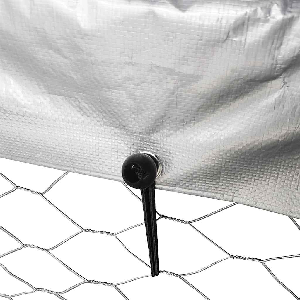 Gabbia per Cani da Esterno con Tetto 400x200x150 cm | homemem39