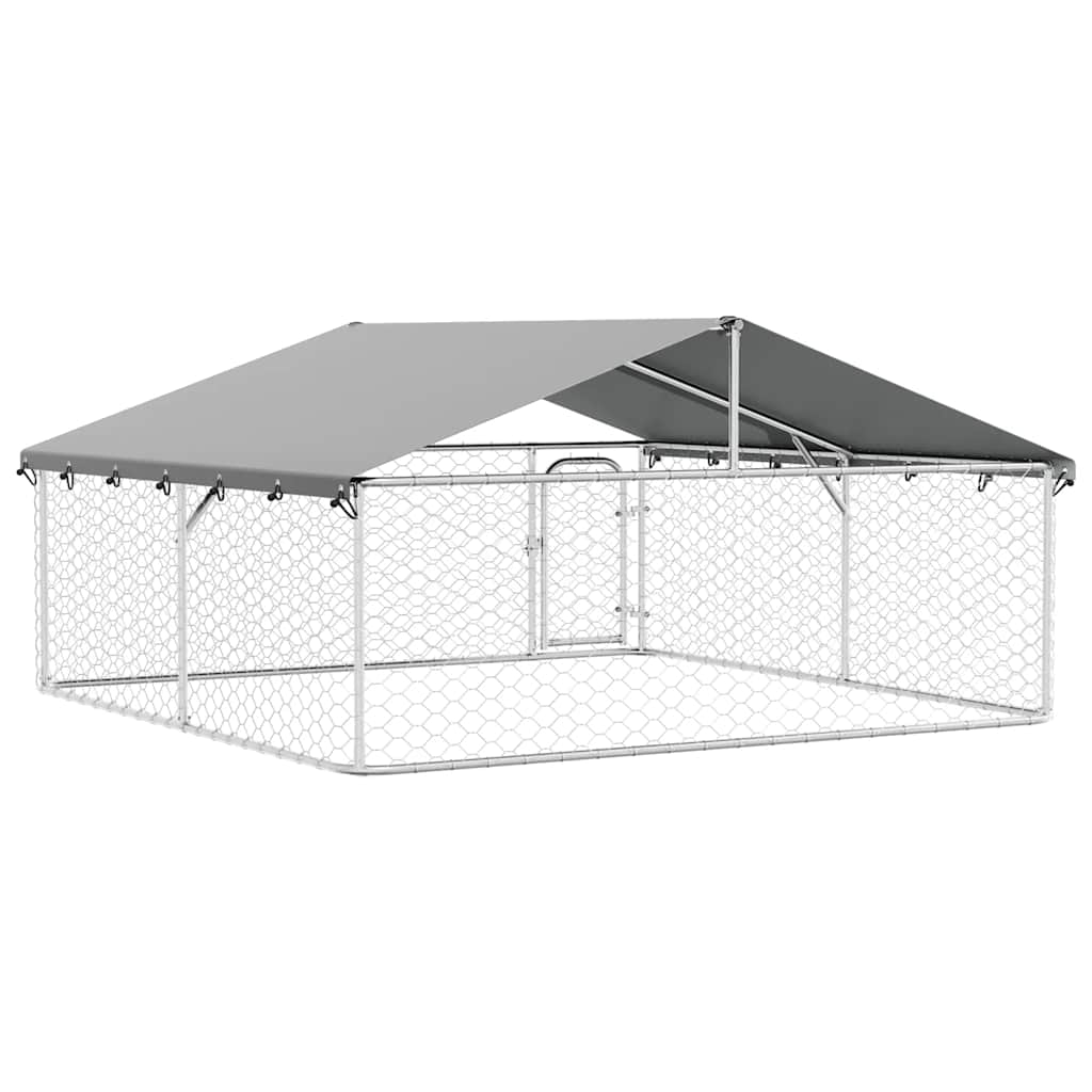 Gabbia per Cani da Esterno con Tetto 300x300x150 cm | homemem39