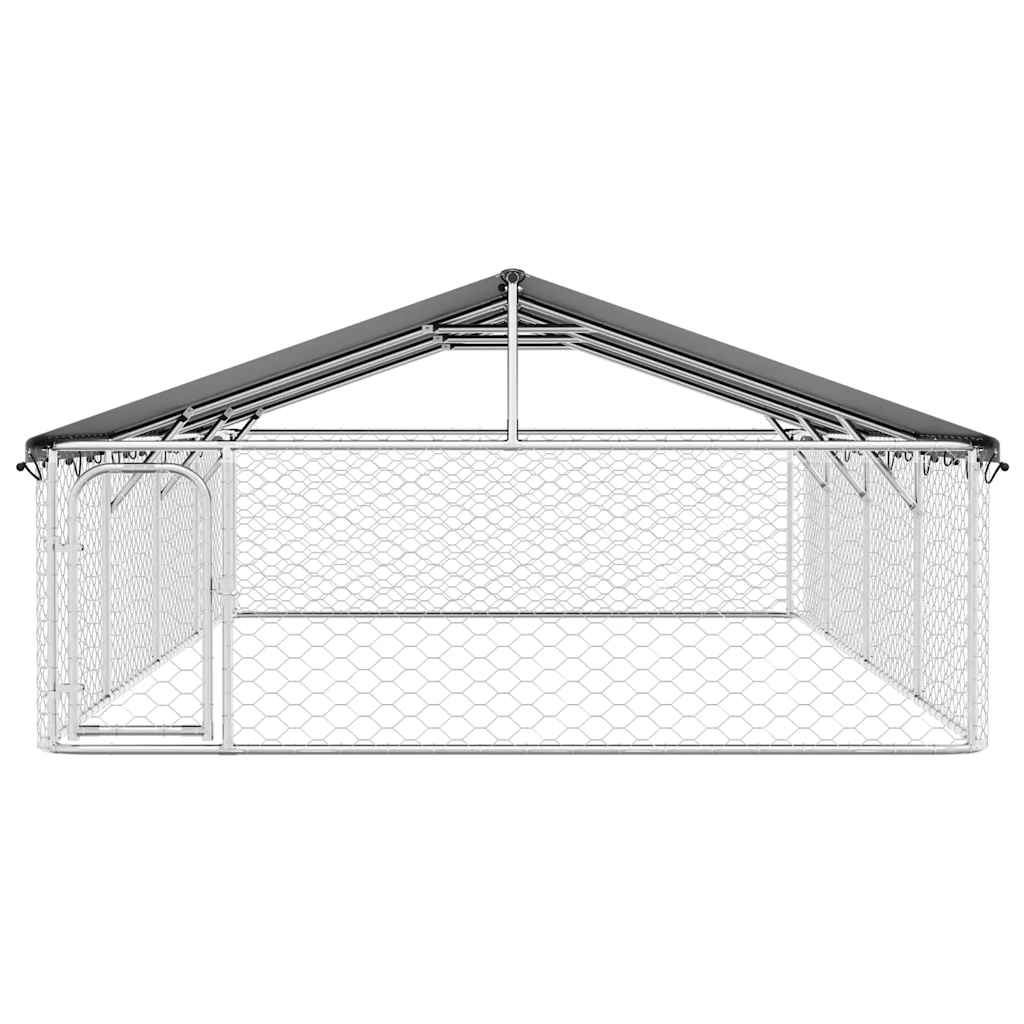 Gabbia per Cani da Esterno con Tetto 600x300x150 cm | homemem39
