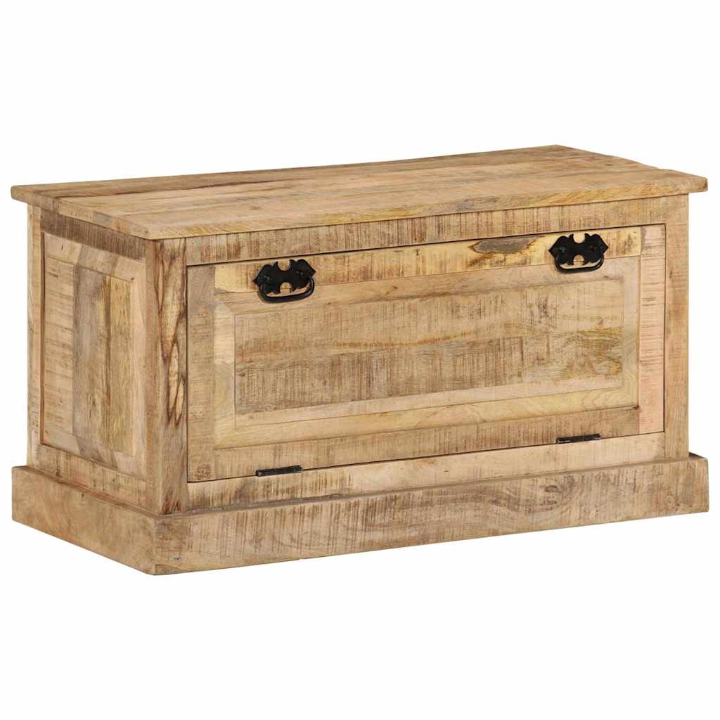 Panca con Scarpiera 85x40x45 cm in Legno Massello di Mango