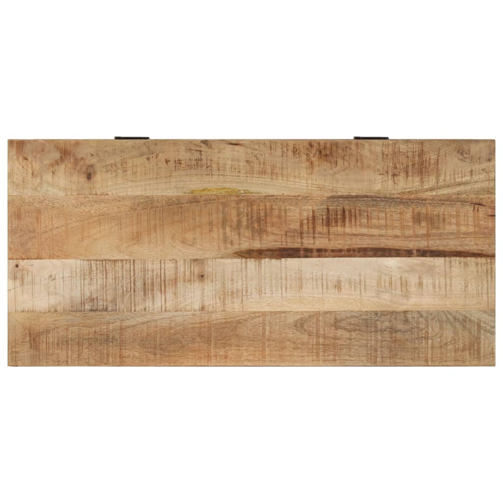 Panca con Scarpiera 85x40x45 cm in Legno Massello di Mango | homemem39