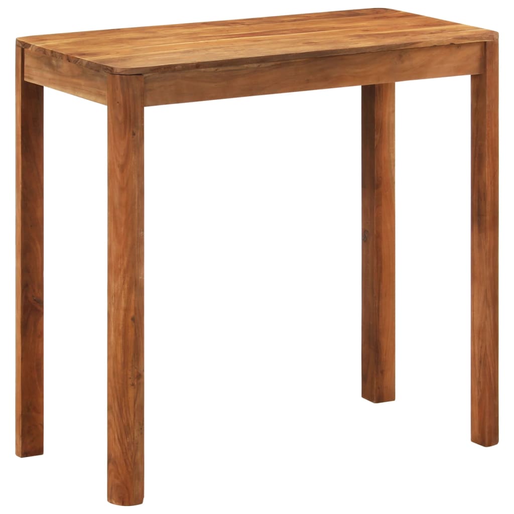 Tavolo da Bar in Legno Acacia con Finitura Ambra 110x55x106 cm | homemem39