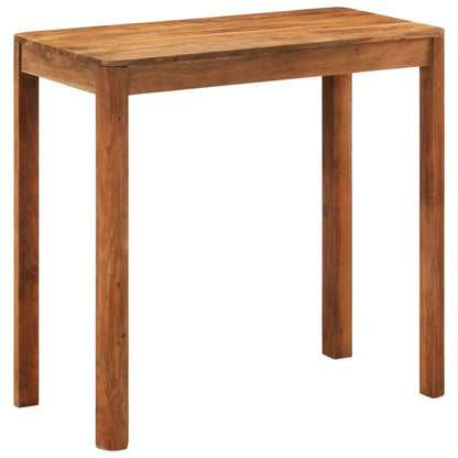 Tavolo da Bar in Legno Acacia con Finitura Ambra 110x55x106 cm | homemem39