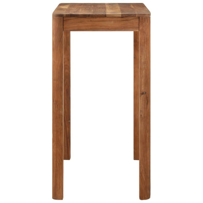 Tavolo da Bar in Legno Acacia con Finitura Ambra 110x55x106 cm | homemem39