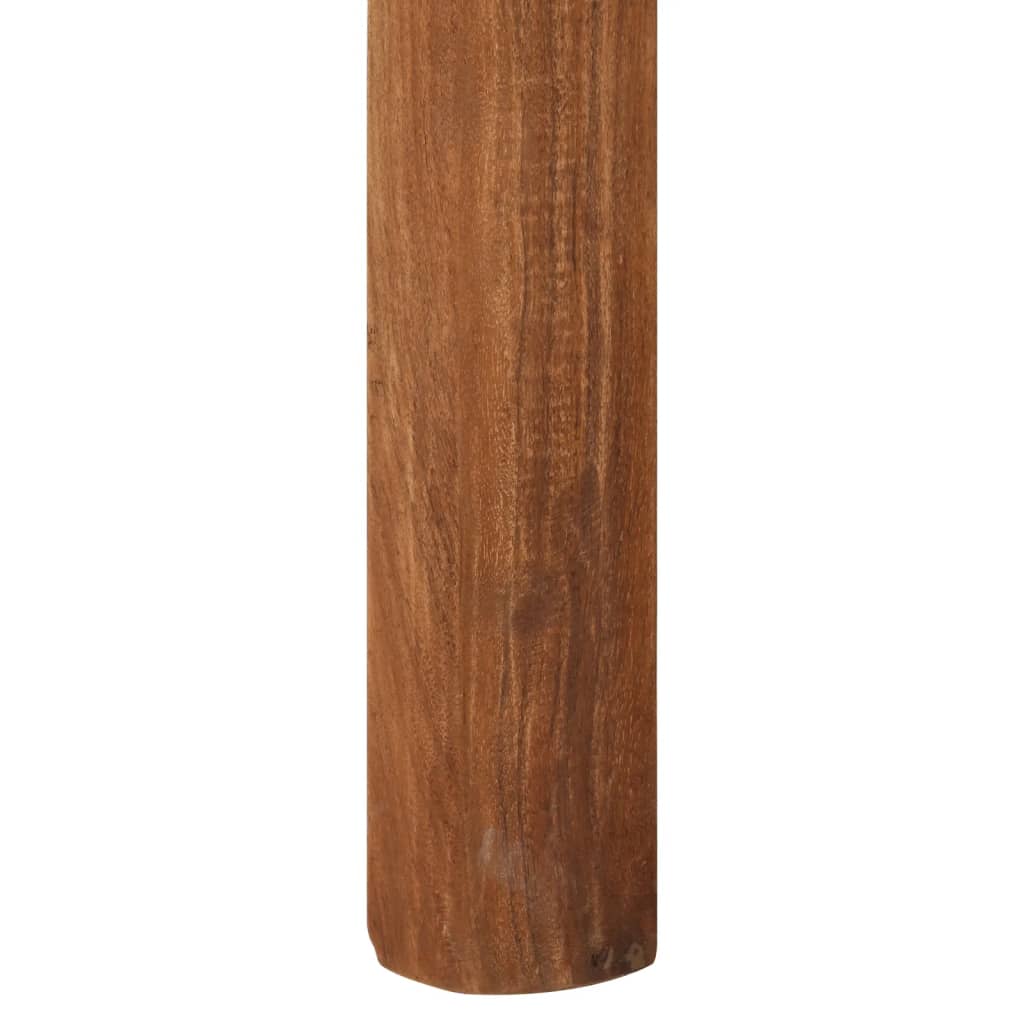 Tavolo da Bar in Legno Acacia con Finitura Ambra 110x55x106 cm | homemem39