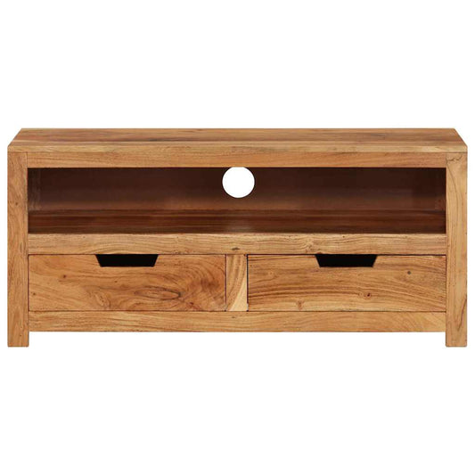 Mobile Porta TV 88x35x40 cm in Legno Massello di Acacia
