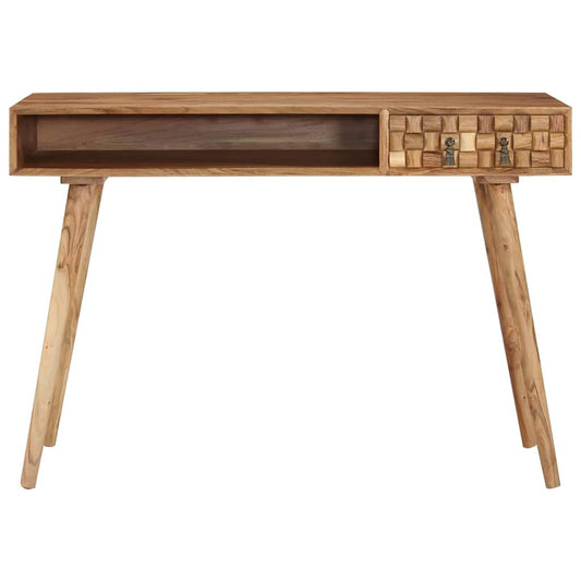 Scrivania 110x50x76 cm in Legno Massello di Acacia