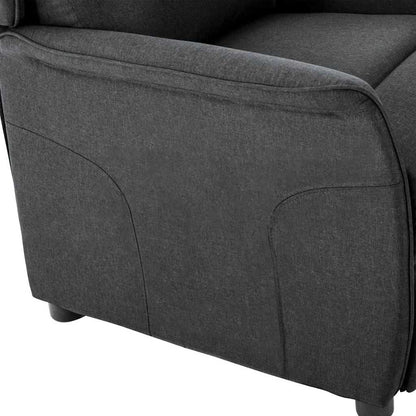 Poltrona reclinabile Grigio scuro 67.5 x 93.5 x 101.5 cm