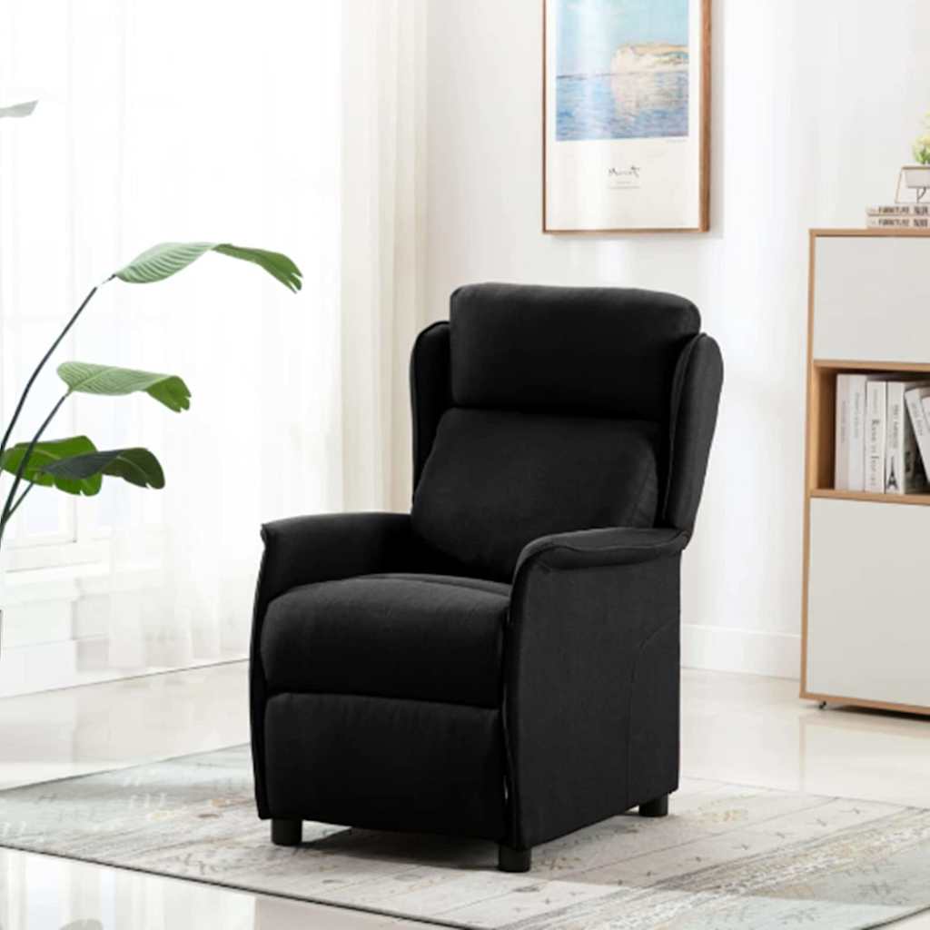 Poltrona reclinabile Nero 67.5 x 93.5 x 101.5 cm Tessuto
