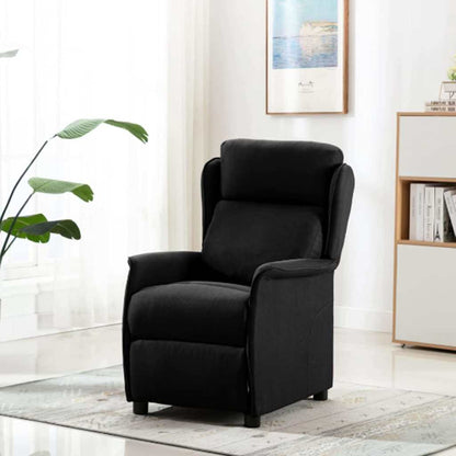 Poltrona reclinabile Nero 67.5 x 93.5 x 101.5 cm Tessuto