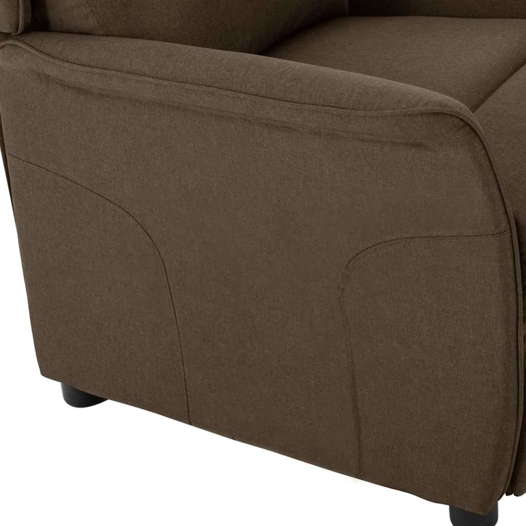 Poltrona reclinabile Marrone 67.5 x 93.5 x 101.5 cm Tessuto