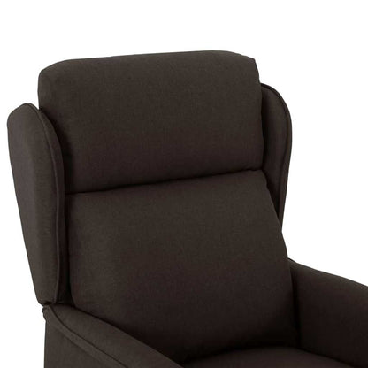 Poltrona reclinabile Marrone scuro 67.5 x 93.5 x 101.5 cm