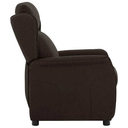 Poltrona reclinabile Marrone scuro 67.5 x 93.5 x 101.5 cm
