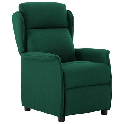 Poltrona reclinabile Verde scuro 67.5 x 93.5 x 101.5 cm Tessuto