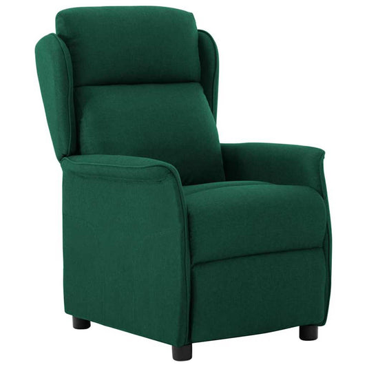 Poltrona reclinabile Verde scuro 67.5 x 93.5 x 101.5 cm Tessuto